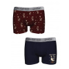 Pánske boxerky John Frank JF2BEF42 2PACK Farba: Viacfarebné, Veľkosť: XL