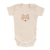 Mamatti Dojčenské body kr. rukáv, Baby Fox - béžová 80 (9-12m)