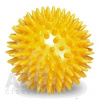 CIBER International GYMY MASÁŽNA LOPTIČKA - ježko 8 cm žltá, priemer 8 cm 1x1 ks