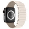 Swissten remienok pre apple watch silikónový - magnetic 42 / 44 / 45 / 49 mm biela / cappuccino