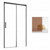 Sprchové dvere - Idea Black DWJ 110 P dvere do sprchy, hnedá (Sprchové dvere - Idea Black DWJ 110 P dvere do sprchy, hnedá)