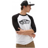 Pánske tričko s dlhým rukávom Vans MN OTW RAGLAN biele VN000XXMYB21 - S