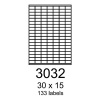 etikety RAYFILM 30x15 lesklé transparentné samolepiace laser R04003032A (100 list./A4) (R0400.3032A)