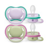 Avent Cumlík Ultra air neutral 0-6 m 2 ks Philips Dievča/Fialová