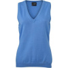 DAIBER JN 656 / Dámska sveterová vesta s výstrihom do V - glacier blue XL