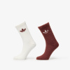 adidas Fluffy Crew Sock 2-Pack Fox Brown/ Off White M M