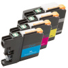 Brother LC-3619XL - kompatibilný - Sada 4ks Brother LC-3619XLBk, LC-3619XLC, LC-3619XLM, LC-3619XL, LC3619, LC-3617 - kompatibilní inkoustové náplně (cartridge)
