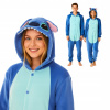 Modré pyžamo Onesie M polyester Lilo & Stitch
