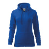 MALFINI Mikina Trendy Zipper 411 na zip, dámská MAL-4110516 XL Královská modrá