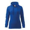 MALFINI Mikina Trendy Zipper 411 na zip, dámská MAL-4110517 2XL Modrá královská