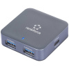 Renkforce RF-USBH-500 2 + 2 port USB 3.1 hub (Gen 2) s hliníkovým krytom hliníkovo sivá; RF-6416462