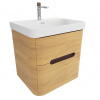 Swiss aqua technologies Koupelnová skříňka s umyvadlem SAT Fusion 57,5x53x45 cm dub medový mat SATFUSION260DMMWBA