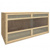 170885 vidaXL Terárium spracované drevo 100x47x47 cm 170885