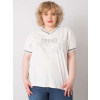 Biele dámske tričko s kamienkami RV-BZ-6496.32P-white ONE SIZE