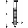 Clipped head strip nail SN34DK 80RG 3.1 mm, 80 mm, galvanised, grooved 3000 ks Bosch Accessories 2608200022 Rozmery (d x š) 80 mm x 3.1 mm; 2608200022