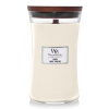 WoodWick Linen sviečka, váza veľká 609.5 g