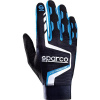 Sparco Hypergrip+ Sim Racing gamingové rukavice, farba čierno-modrá, veľkosť 10