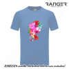 Tričko RANGER® - KVETY L Modrá