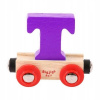 Drevený železničný vagón Bigjigs Rail - Písmeno T