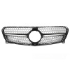 Mercedes GLA X156 2013-2016 - Predná maska ​​DIAMOND STYLE čierna lesklá s chrómom