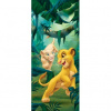 Dverová fototapeta - DV0606 - Leví kráľ - Simba 91cm x 211cm - Samolepiaca fólia