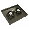 XtendLan Ventilace pro stojanové rozvaděče ECO hloubky 600mm, 2x ventilátor, černá