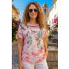 Dámska pink blúzka Ewident – Elegantná viskóza XL