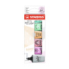 STABILO Boss Mini Pastel zvýrazňovače, šírka stopy 2-5mm, zrezaný hrot, pastelové (6 farbieb)