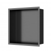 Swiss aqua technologies Vestavná polička SAT Aurum gun metal 33x33 cm SATAURN3030BGM