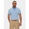 Tommy Hilfiger pánske modré biele pruhované polotričko MW0MW17770 L