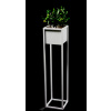 Stojan na kvety - Kvetinový Metal Cubo 90cm White Loft Hit (Stojan na kvety - Kvetinový Metal Cubo 90cm White Loft Hit)