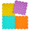 ORTOPEDICKÁ SENZORICKÁ PODLOŽKA PUZZLE MASÁŽNA CESTIČKA NA CHODIDLÁ PRE DETI 4 KS