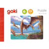 GOKI Drevené puzzle Dinosaury: Pterodactyl 24 dielikov