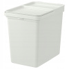 Plastový odpadkový kôš Ikea 22 l, sivý