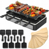 Elektrický gril Raclette Zilan 2v1 Raclette Grill čierny 1400 W
