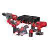 MILWAUKEE set náradia M12 FPP3R-6423P (set náradia obsahuje: M12 FPD-0; M12 FCOT; M12 CH; M12 B6; M12 B4; M12 B2; C12 C; PACKOUT™ box na náradie)