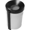 Nástenný zberač odpadkov, uzamykateľný ,objem 24 l, v x Ø 370 x 295 mm