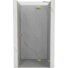 Mexen, Mexen Lunar pravé otočné sprchové dvere 80 cm, transparentné, zlaté - 834-080-000-50-00-P