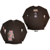 Tričko s dlhým rukávom Travis Scott - Summer Run 2023 Dublin, Unisex,Hnedá,XXL