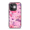 Lesklý kryt na mobil Honor 600 Lite - Mobiwear Glossy GP74G, růžové květy snů (Prémiové lesklé pouzdro, obal, kryt Mobiwear Glossy na mobil Honor 600 Lite s motivem)