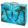 BAAGL Skladací školský kufrík Butterfly s kovaním Presco Group