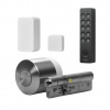 SET - Elektronický zámok NUKI Smart Lock ULTRA, čierny / biely s univerzálnou vložkou v balení + Dverný senzor NUKI + Klávesnica Nuki KEYPAD 2.0