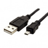Logo USB kabel (2.0) USB A samec - 8-pin samec 1.8m černý PANASONIC blistr