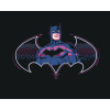 ZUTY Maľovanie podľa čísel - BATMAN V ODTIEŇOCH FIALOVEJ Rámovanie: bez rámu a bez vypnutia plátna, Rozmer: 40x50 cm