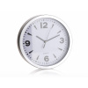 Plastové nástěnné hodiny Home decor 20cm stříbrná