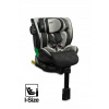 Autosedačka Caretero TUROX i-Size 0-36 kg sivá ISOFIX otočná