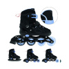 Inline korčule Spokey Quattro 4IN1 SPK-943430 veľkosť 34-37 BK/VT 34-37
