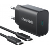 Nabíjačka do siete ChoeTech Quick Charger 25W pre Samsung + USB-C 2m Cable (PD6003-CC)
