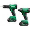 Hikoki KC18DAWCZ, 2.0 - 13mm Keyless, 1,3 cm, 3,6 cm, 1,3 cm, Rázový skrutkovač, Batérie