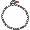 HS Obojok retiazkový, sťahovací, 3mm/75cm, malé oko, nerezová oceľ, čierny